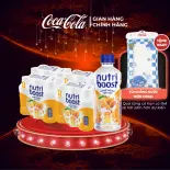 [SIÊU SALE ] Lốc 24 Chai Thực phẩm bổ sung Nước uống sữa trái cây Nutriboost hương cam 297ml/Chai Sale 8.8 Coca-Cola Chính Hãng_LD