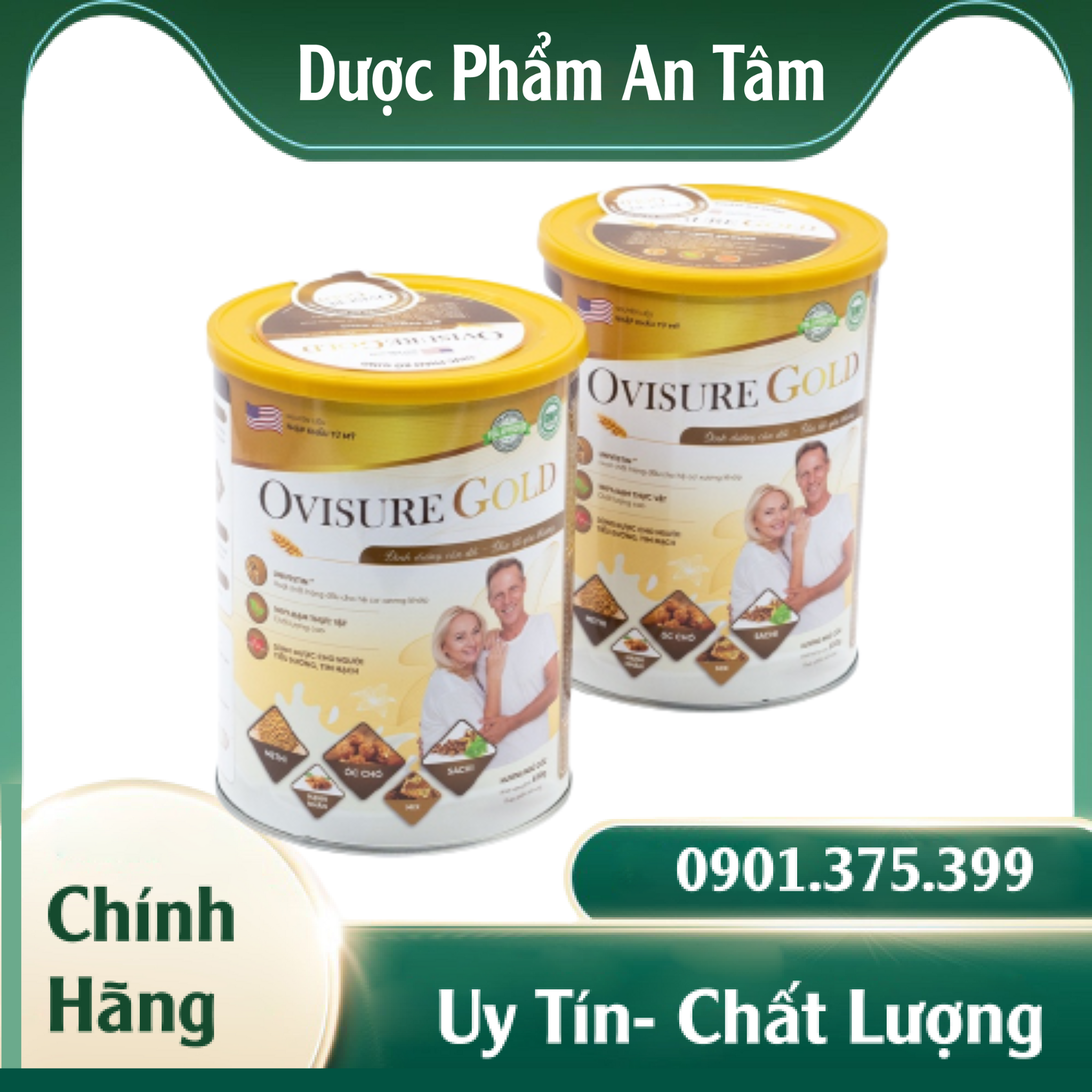 [Chính Hãng] Sữa Ovisure gold sữa hạt xương khớp Ovisure gold hàng chính hãng