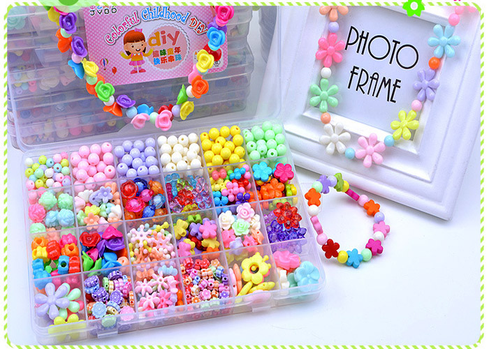 Hộp Xâu Vòng 24 Hạt Cườm Xinh Xắn XV05( Phụ Kiện Kèm Theo)