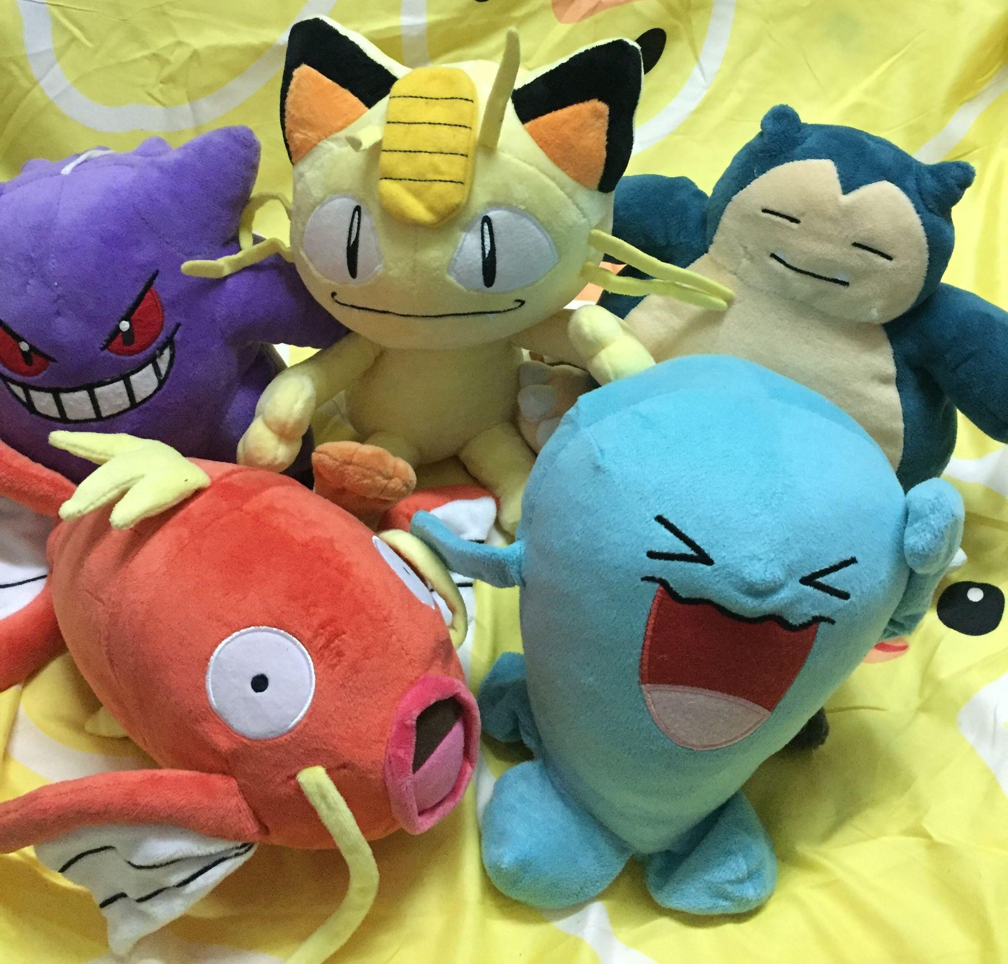 Gấu bông Pokemon đẹp - combo 5 con Pokemon huyền thoại như hình