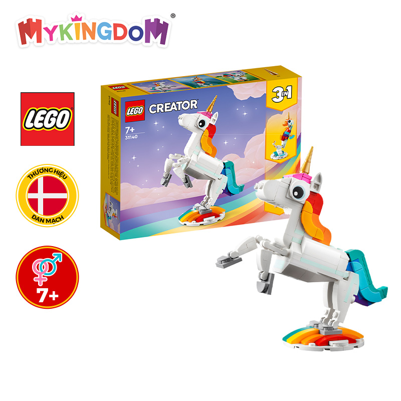 Đồ chơi lắp ráp lego kỳ lân sắc màu 31140
