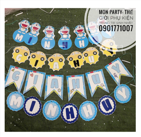 Dây chữ ghép tên bé, dây chữ tên bé sinh nhật (giá cho 1 chữ cái lẻ, vd bé tên Hà My thì ấn chọn số lượng là 4)