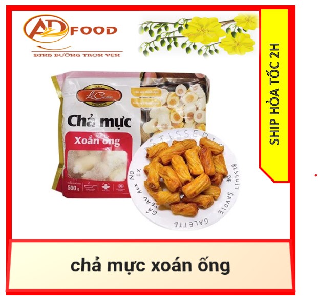 500g chả mực xoắn Lacusina
