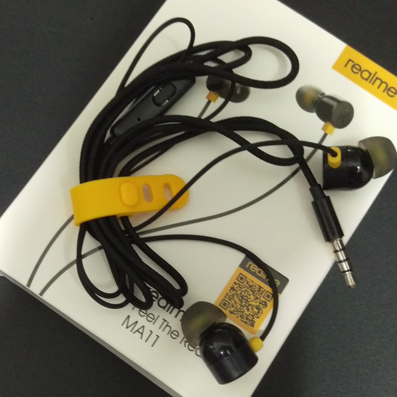 [HCM]Tai Nghe In-Ear Oppo Realme Ban Đầu Tai Nghe Dây Từ Dệt Giao Diện 3.5 mm