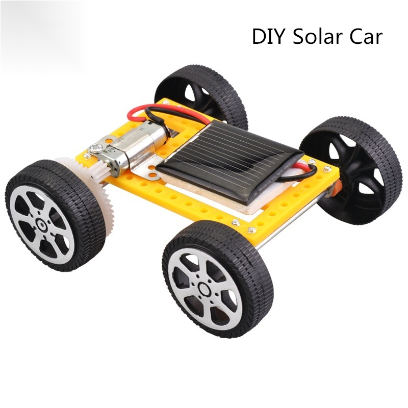 Năng khiếu giáo dục DIY khoa học giáo dục đồ chơi DIY mini năng lượng mặt trời Xe Lắp Ráp Bộ dụng cụ Robot lắp ráp mô hình