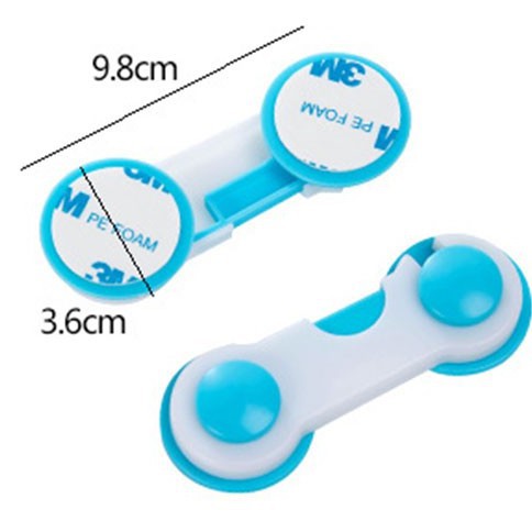 Bộ 2 chiếc khóa chặn cửa tủ lạnh mẫu mới