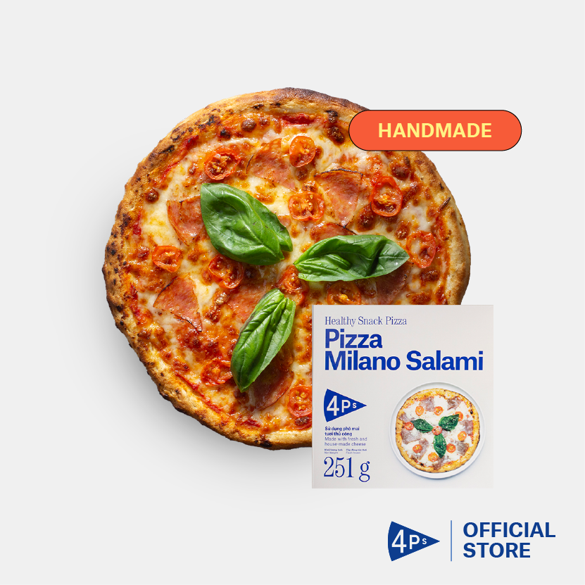 [Giao HCM] Pizza 4P's Pizza Xúc Xích Salami Napoli - 251Gr