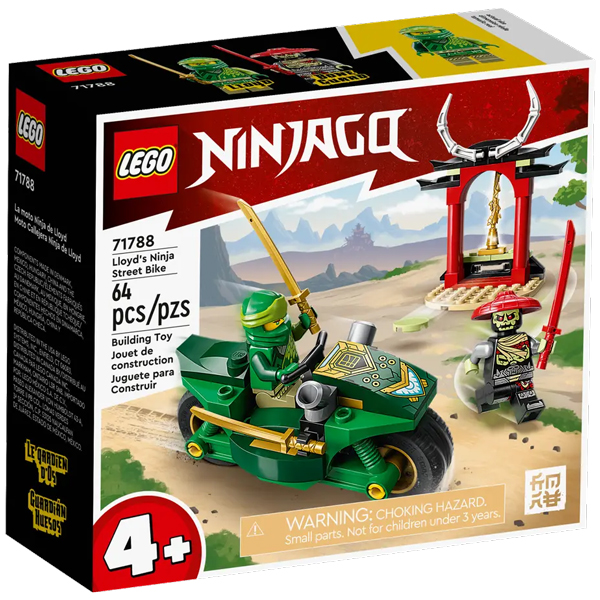 Đồ Chơi Lắp Ráp Lego Ninjago 71788 - Lloyd s Ninja Street Bike 64 Mảnh Ghép