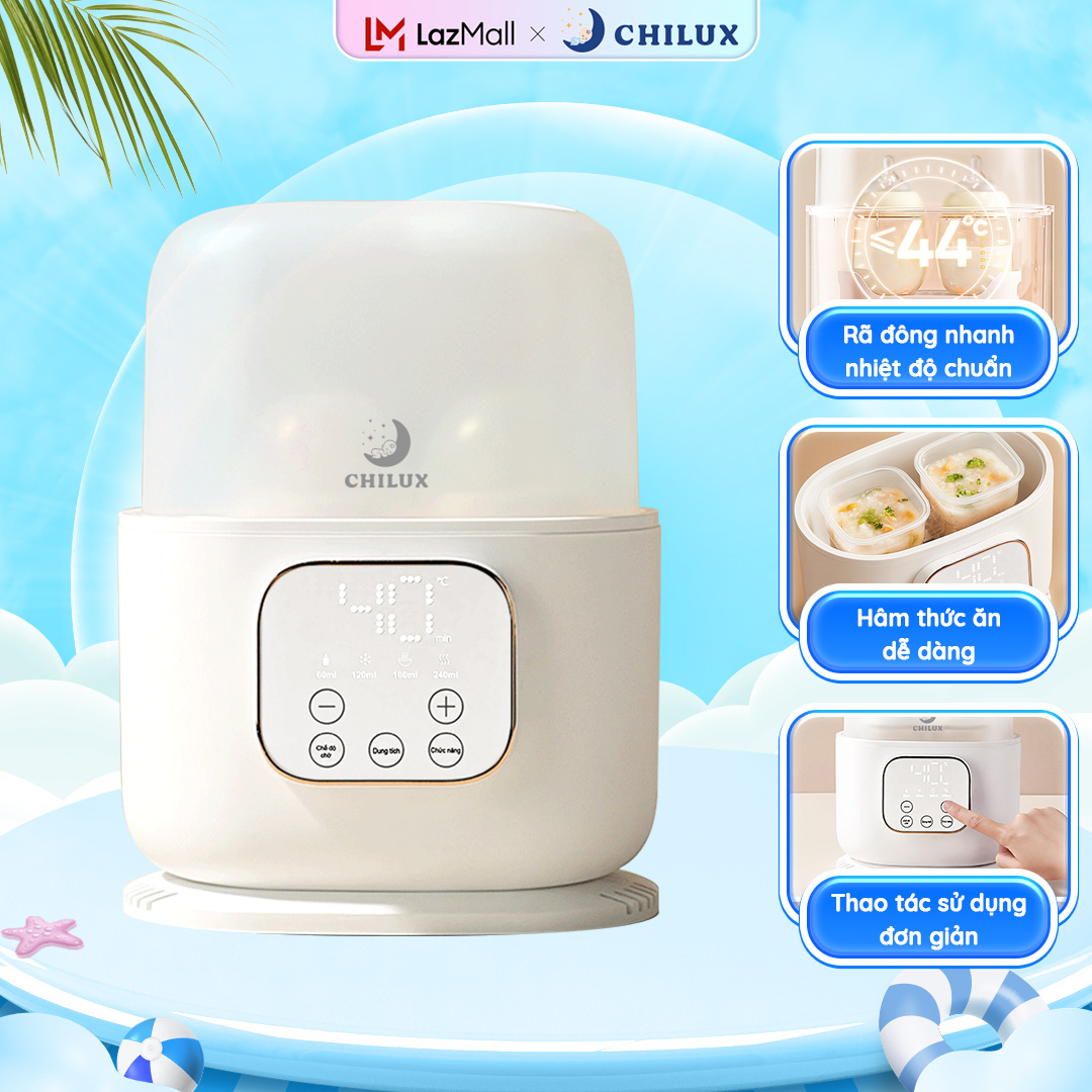  Máy hâm sữa Chilux H5 - Điều chỉnh nhiệt độ thông minh an toàn tiện lợi 