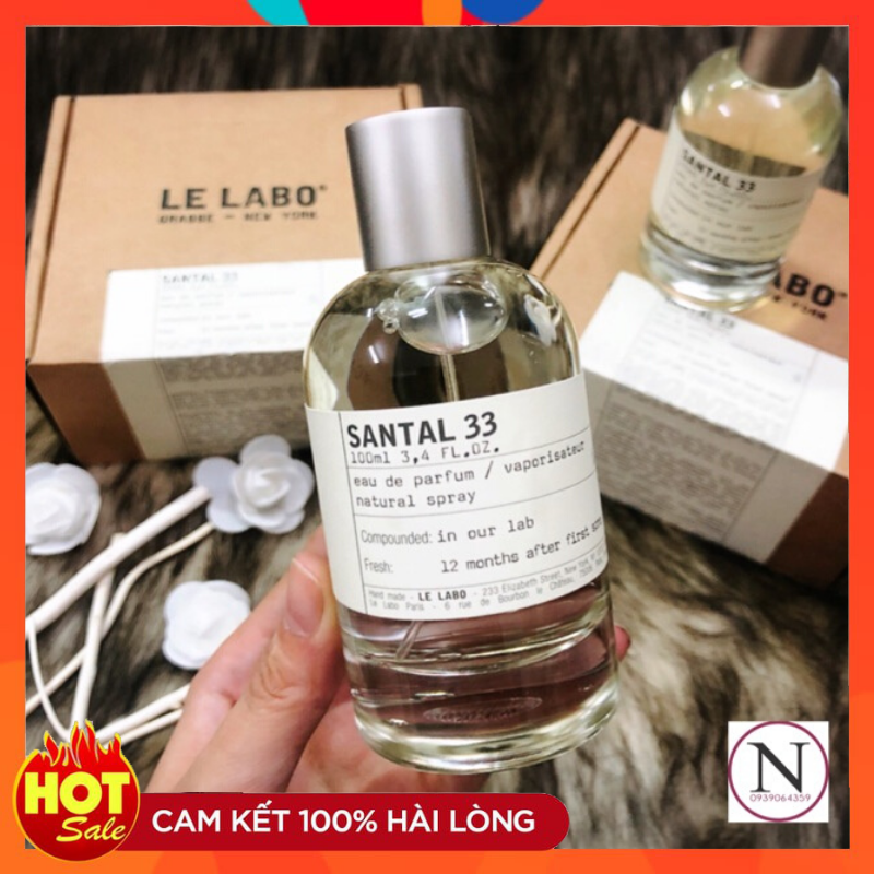 Nước Hoa Nam Cao Cấp Le Labo Santal 33 Chuẩn Hương Gỗ Hàng Super