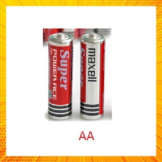 2 viên pin maxell aa