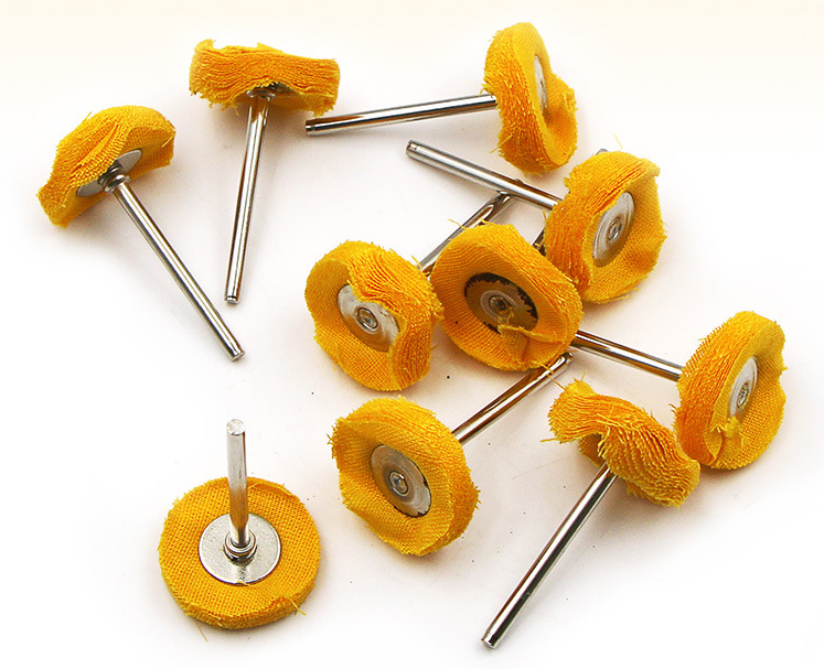 Đầu đánh bóng trang sức bằng len vải dùng cho máy khoan mài khắc mini