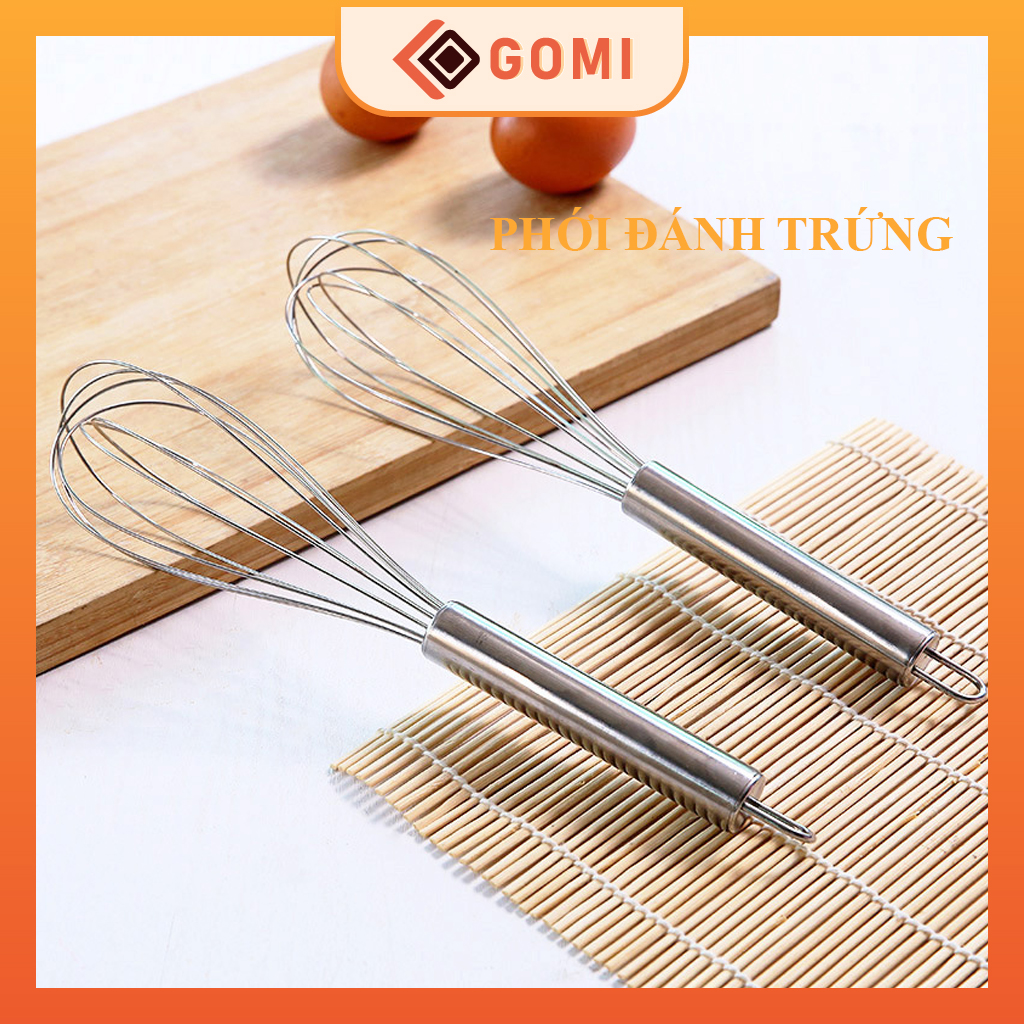 Cây đánh trứng, phới lồng đánh trứng, đánh bột làm bánh bằng inox