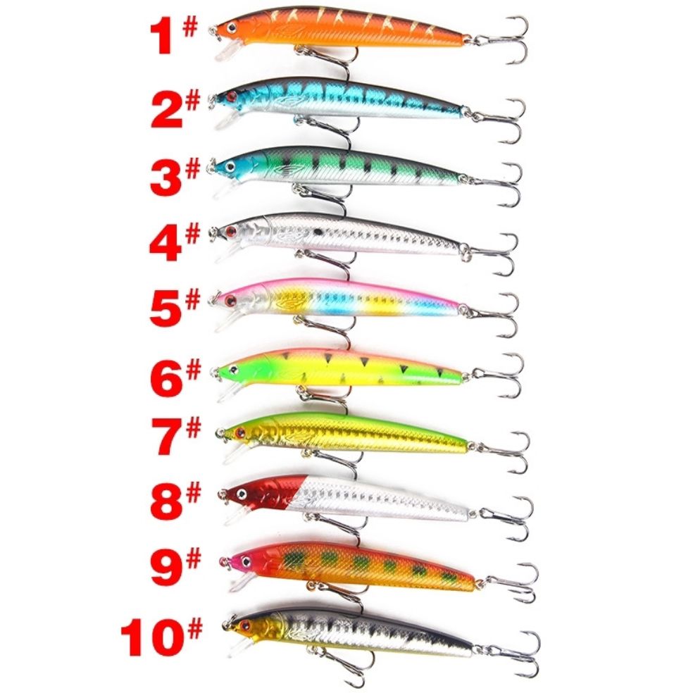 Mồi giả câu  minow lure cá chẽm, măng , hồng, mú