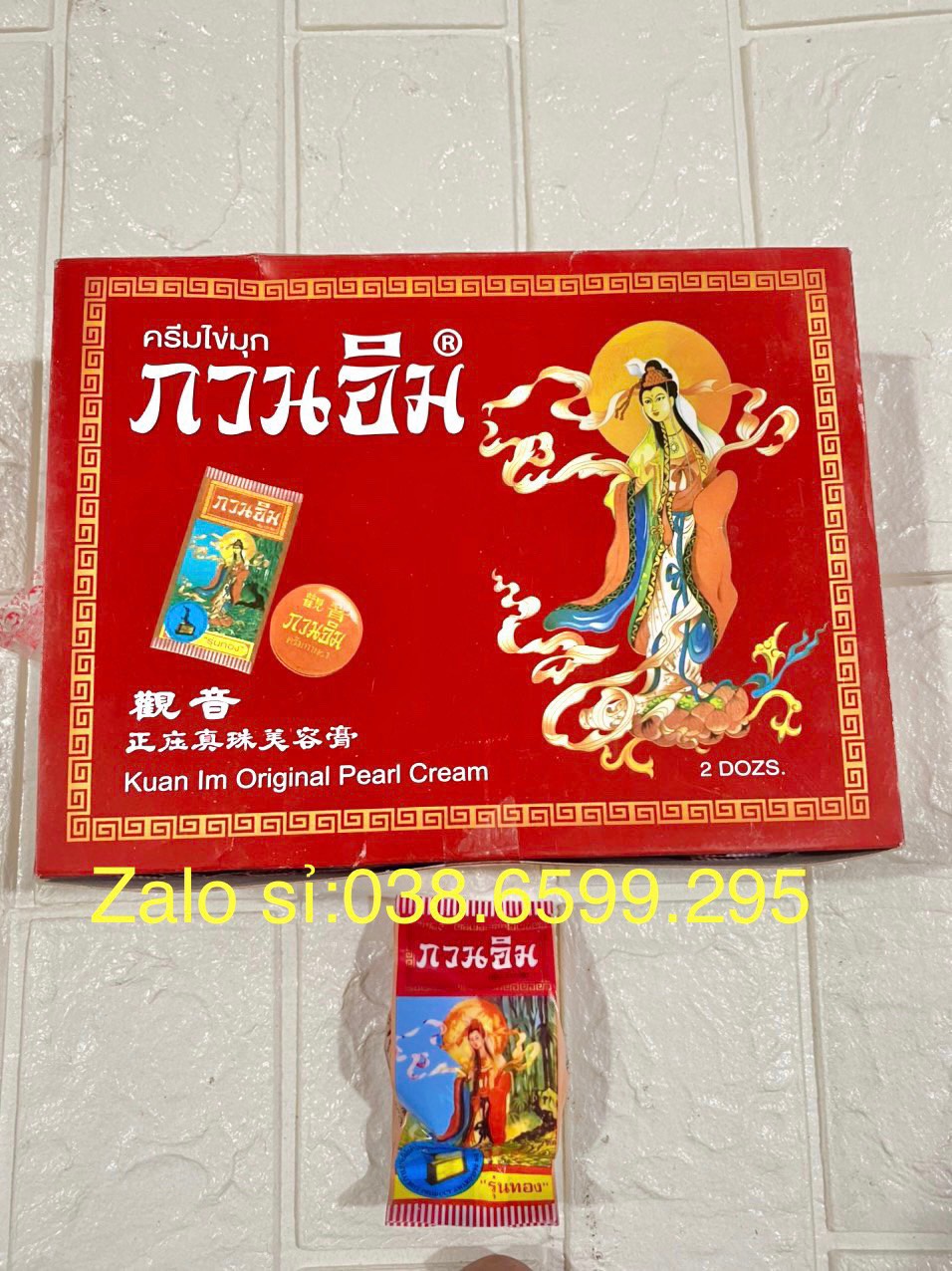 Kem sâm cô tiên trắng da thái lan