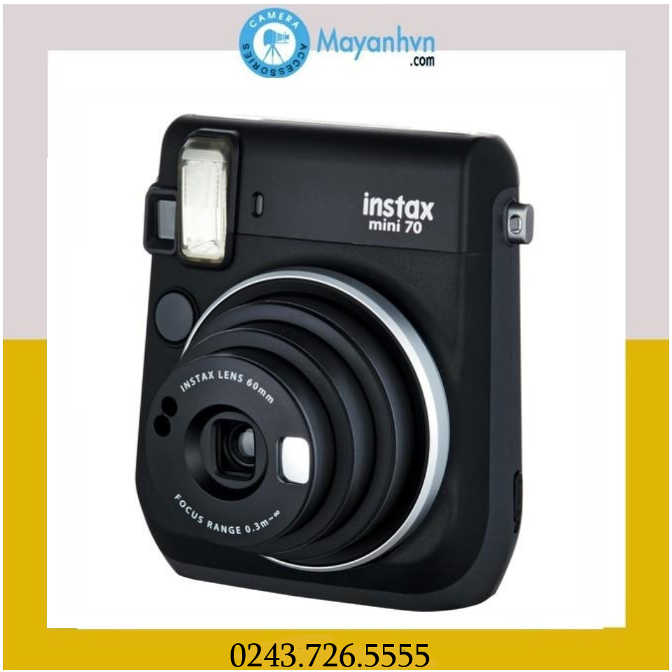 Máy ảnh lấy ngay Fujifilm Instax mini 70 màu Đen