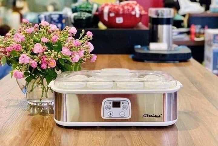 Máy làm sữa chua Steba JM 3, Model mới siêu đẹp, siêu xinh với tính năng hẹn giờ, hẹn phút và bảo vệ quá nhiệt 👍
