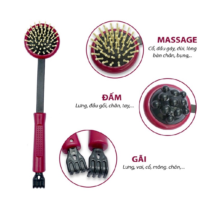 Cây đấm lưng matxa 2 trong 1