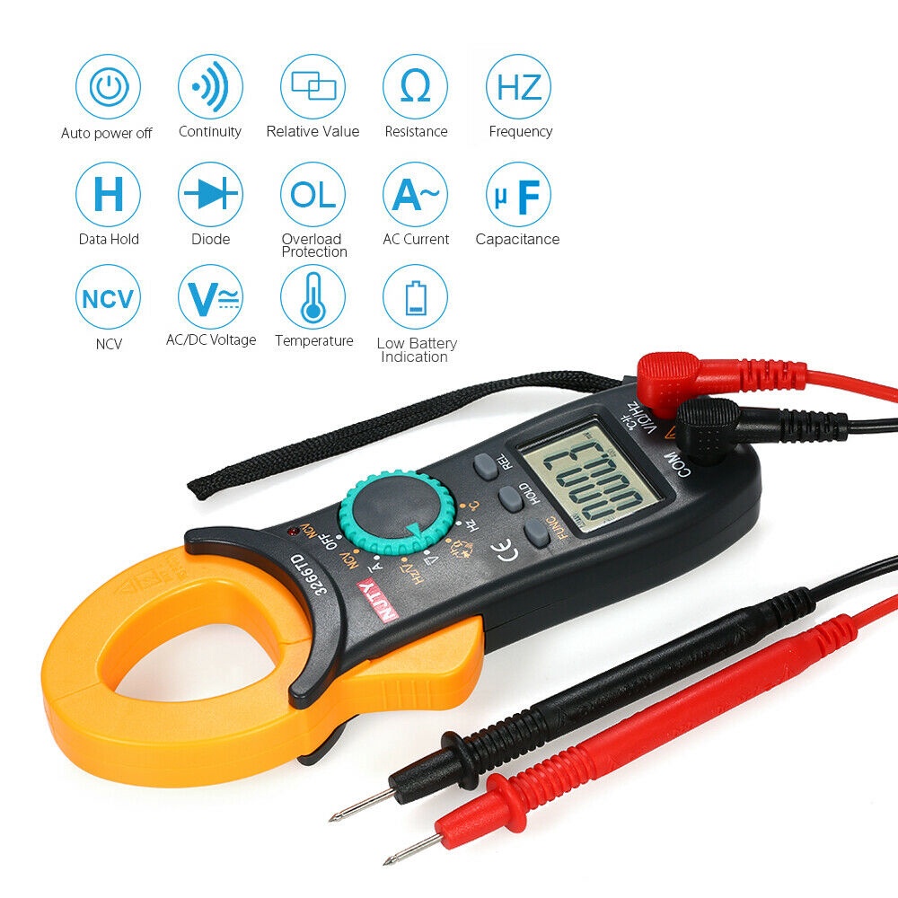 Ampe kìm ampe kẹp dòng 3266TD đo cường độ dòng điện không tiếp xúc