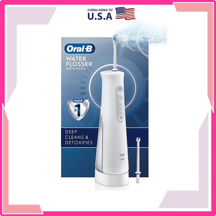 Máy tăm nước oral-b waterjet | water flosser advanced | công nghệ oxyjet | chính hãng oral-b