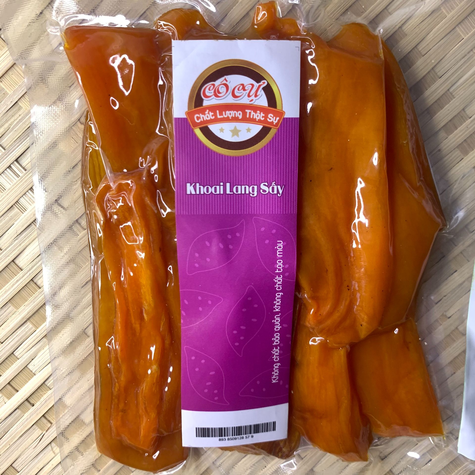 Khoai lang sấy dẻo sấy gừng Cô Cự 250gr- đặc sản Đà Lạt