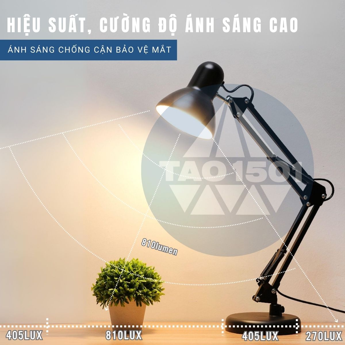 Đèn bàn học TA0502 TAO1501 Bóng LED Chống Cận Bảo Vệ Mắt Đổi Màu Ánh Sáng Trắng/Vàng/TrungTính Kiểu Dáng Pixar