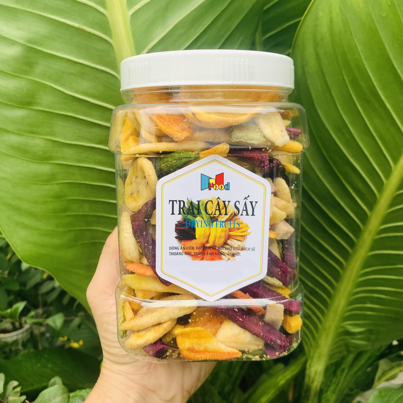 Thập cẩm sấy nguyên cánh Hũ 500gram