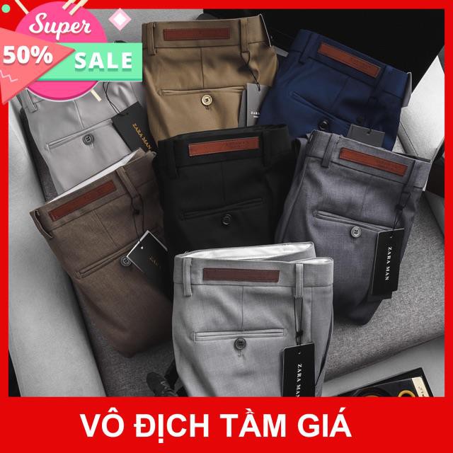 [HCM]Quần Âu Nam- Quần Tây Nam zara cao cấp - co giãn nhẹ- slimfit