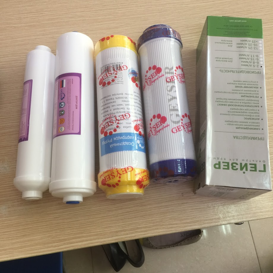 Bộ lõi lọc nước 1,2,3,4,5 máy lọc nước nano geyser