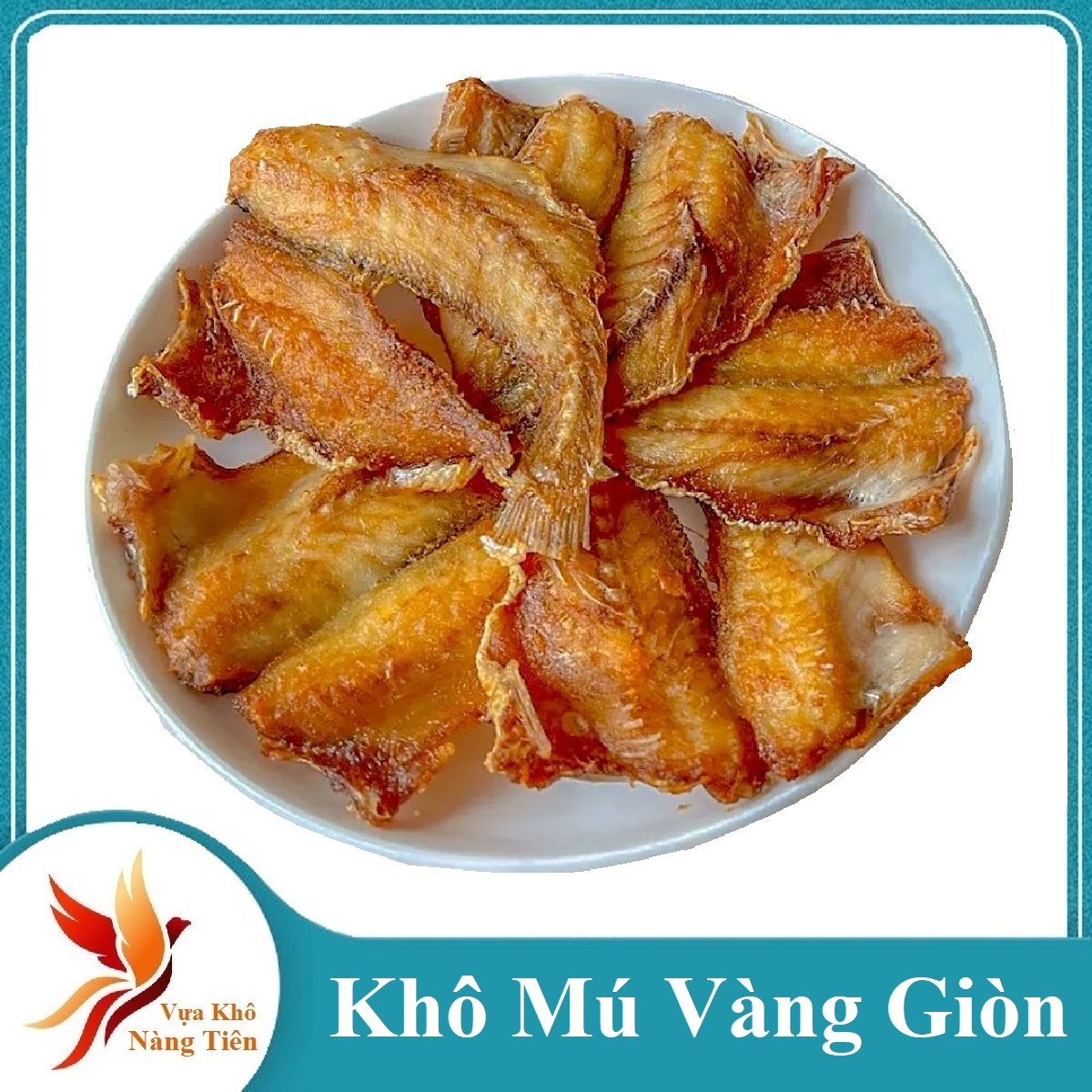 1kg khô cá mú chiên giòn siêu bá cháy- đặc sản minh triết