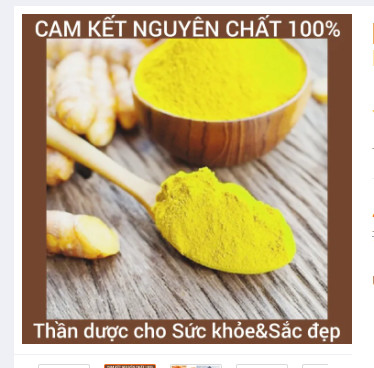 Tinh bột nghệ nguyên chất Thiên Việt Hộp 1kg - Hỗ trợ tiêu hóa