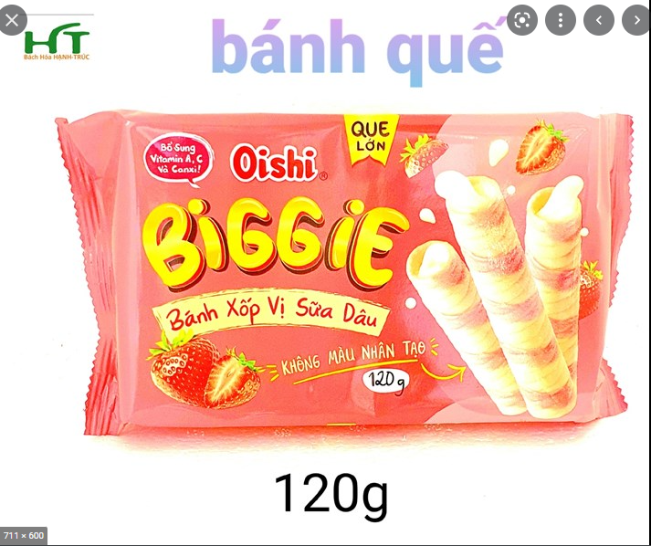 Bánh quế Oishi Biggie hộp 120gr