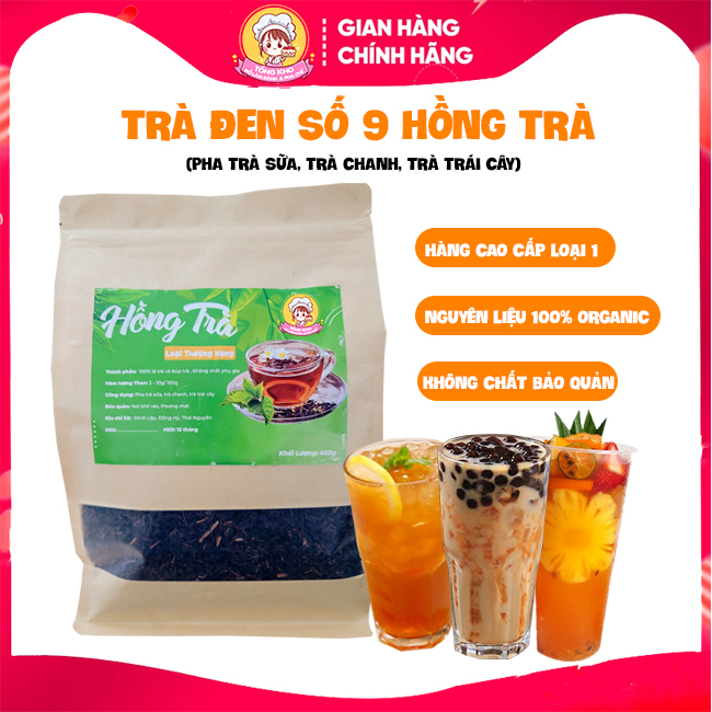 Hồng trà, trà đen số 9 ⚡freeship⚡nguyên liệu làm trà sữa, trà chanh, trà trái cây thượng hạng