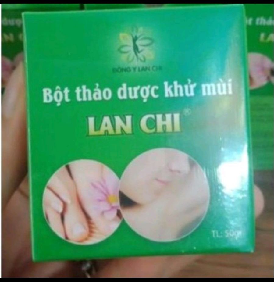 Combo 2 lọ bột khử mùi, hôi nách Lan chi- Mẫu mới