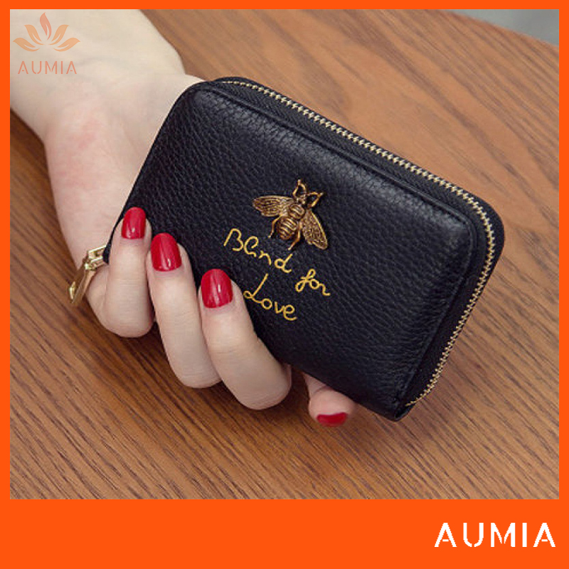 Ví nữ bóp nữ mini cao cấp cầm tay đẹp nhỏ gọn bỏ túi đựng tiền AUMIA VN03