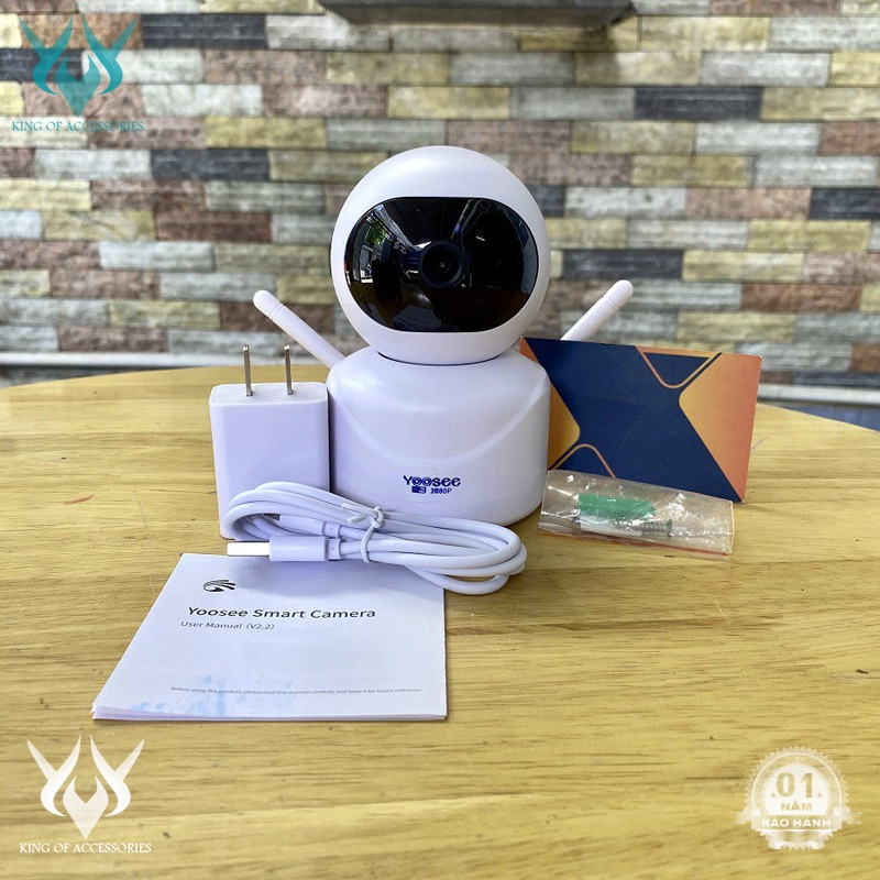 Camera wifi không dây yoosee hk205 , đàm thoại 2 chiều báo động chống chộm, chống nước, camera giám sát trong nhà, ngoài trời xoay 360 độ , camera an ninh full hd 1080p bảo hành 12 tháng chính hãng