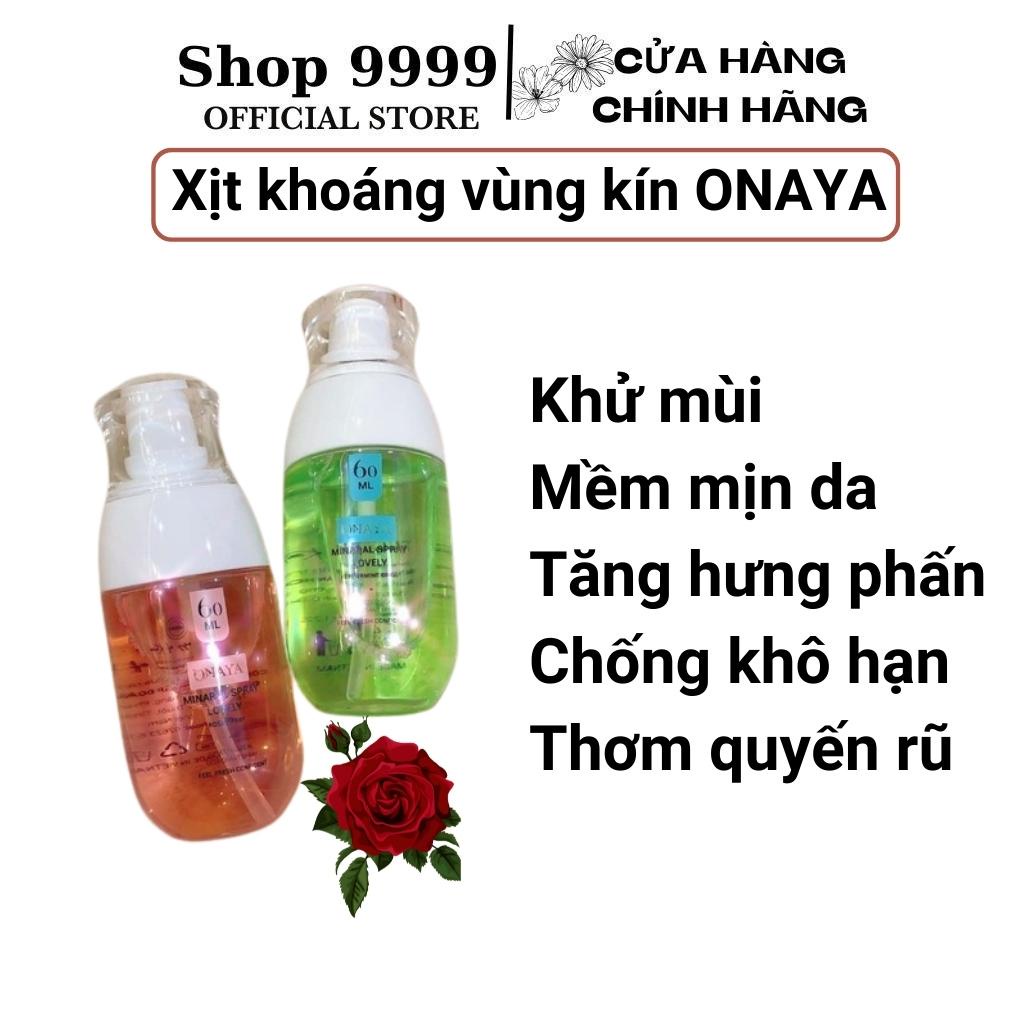 Xịt khoáng vùng kín nữ ONAYA 60ml nước hoa vùng kín xịt thơm và vệ sinh vùng kín nữ SHOP 9999
