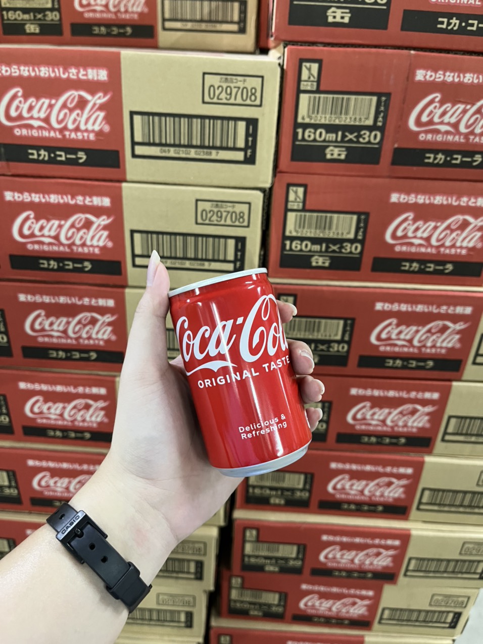 Nước ngọt coca cola nhật bản lon 160ml - Thùng 30 lon