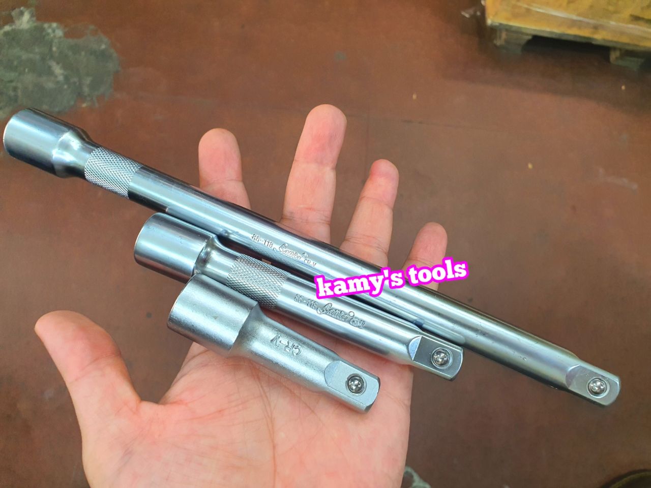 Cần nối, khúc nối tuýp 1/2 inch Santa 5 inch 10 inch 125mm 250mm, cần tuýp nối