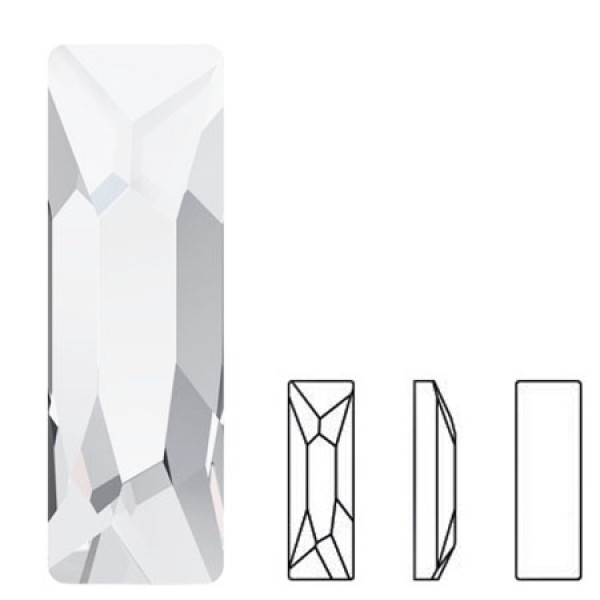 Đá dán nail pha lê áo cao cấp 2555 crystal 00112x4mm 2 viên