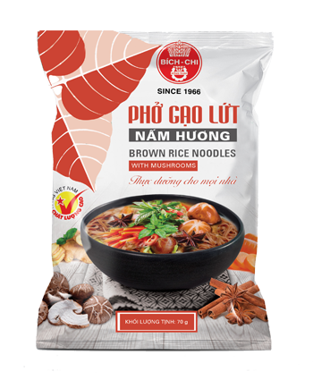 PHỞ CHAY GẠO LỨT NẤM HƯƠNG BÍCH CHI (GÓI)
