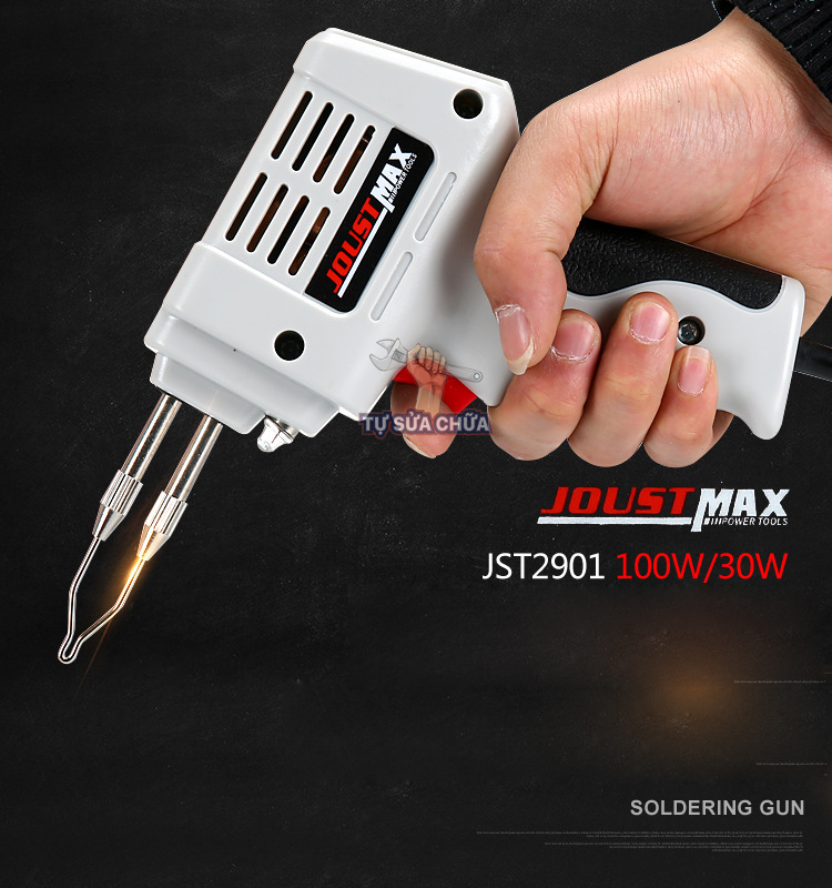 Mỏ hàn xung cao cấp chính hãng Joust Max 100W làm nóng chỉ trong vòng 10s