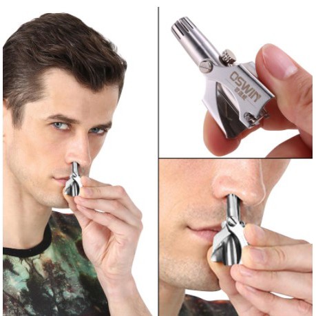 Dụng cụ cắt tỉa lông mũi Kemei ES-108 bằng thép