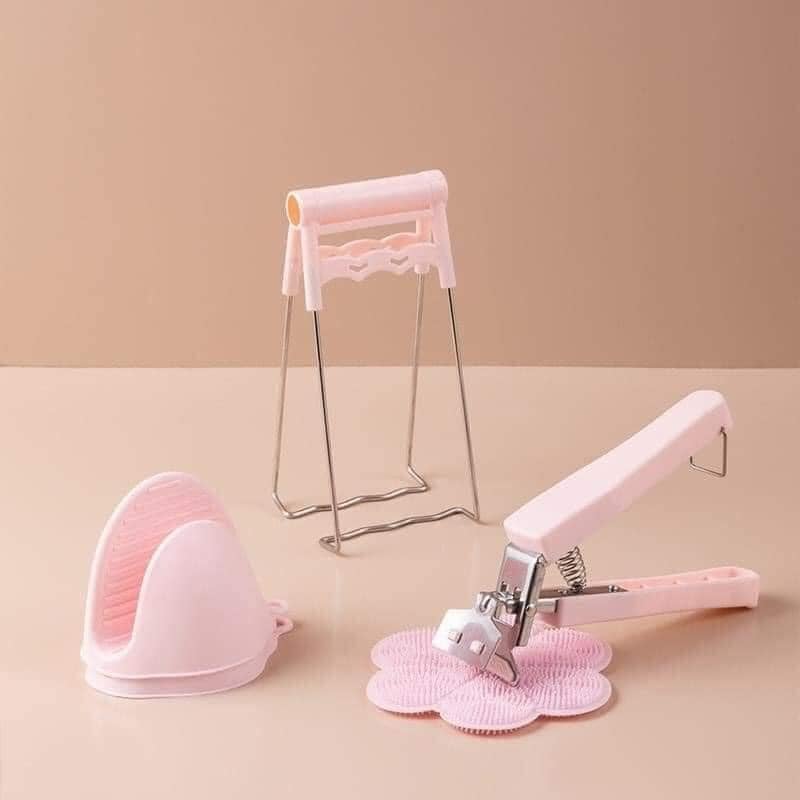 Bộ dụng cụ nhấc nồi chống nóng tiện lợi