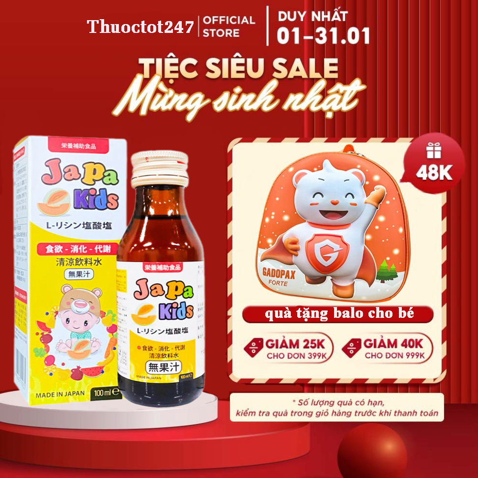 Siro Japa Kids Nhật Bản Chính Hãng