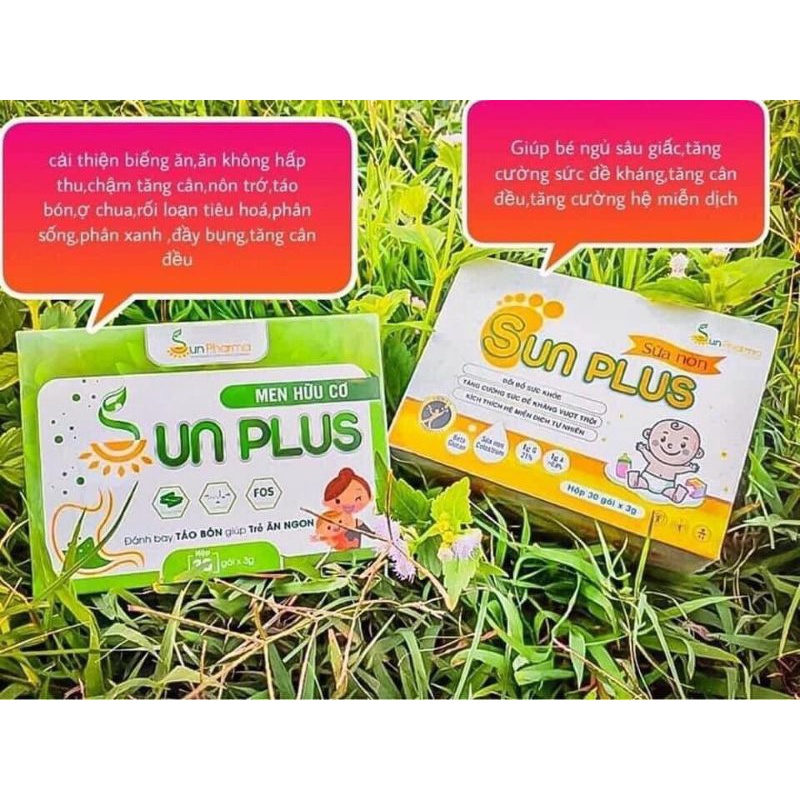 Combo men - sữa Sunplus