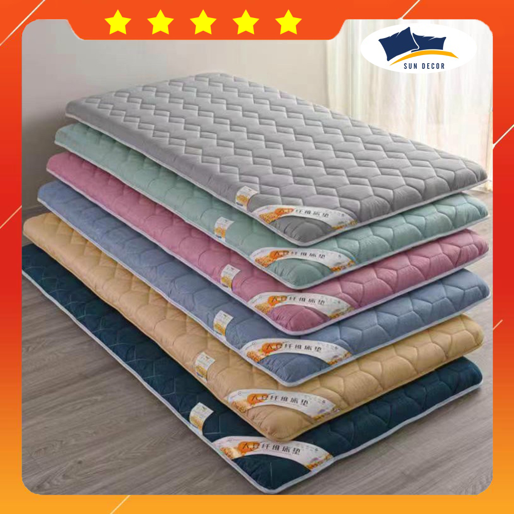 Đệm sợi bông đậu nhiều màu nhập khẩu cao cấp - nệm văn phòng - nệm trải giường ký túc xá