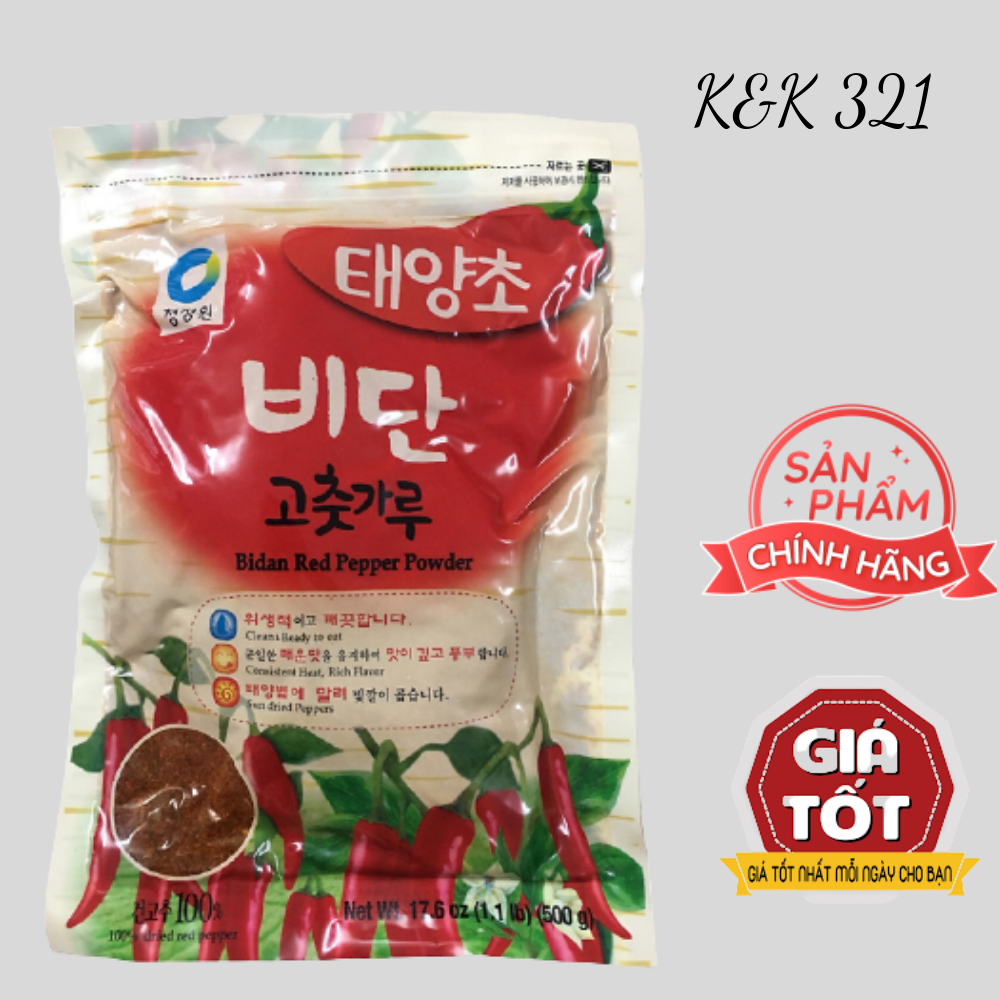 1kg bột ớt cánh vảy bidan hàn quốc - hàng cao cấp làm kim chi, lên màu đẹp tự nhiên, cay ngon