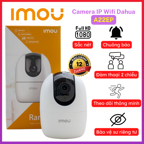 Camera ip wifi dahua imou a22ep 1080p a22 2mp - hàng chính hãng - bảo hành 12 tháng