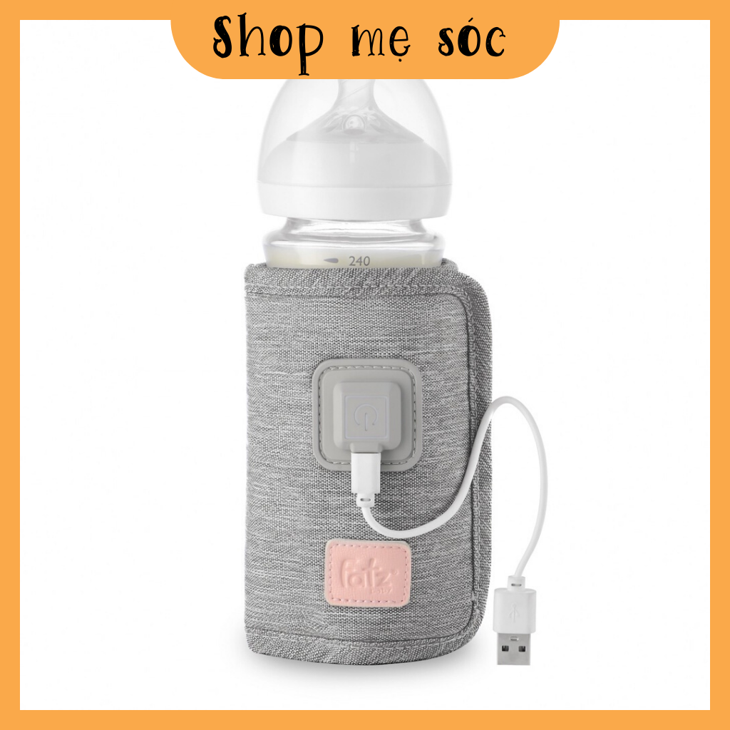 Túi ủ bình sữa siêu tốc, dụng cụ ủ bình sữa đa năng cầm tay không dây tiện dụng chính hãng fatz baby mesocshop